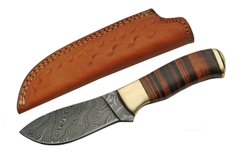 8.5" BUFFALO STACKED LEATHER SKINNER