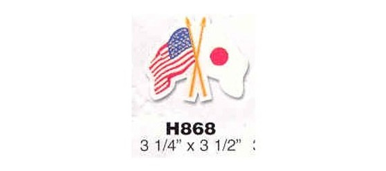 USA/Japan Flag Patch