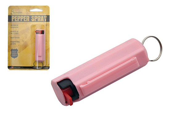 Hard Shell Pepper Spray (Pink 1/2 oz)