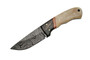 7" DAMASCUS BONE HUNTER WITH SHEATH