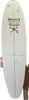 10'0"BG Blank, Blue, T-Band (2x3/16"Bass), Black Glue, Natural Rocker