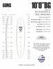 10'0"BG Blank, Blue, T-Band (2x3/16"Bass), Black Glue, Natural Rocker