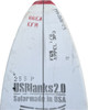 6'6"  EA US Blanks, Red, 1/8" Black 3-ply Appel Core Stringer, Natural Rocker