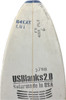 6'4" EAX US Blanks, Blue, 4mm Plywood Stringer, Natural Rocker