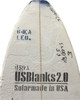 6'4" EA US Blanks, Blue, 1/8" Basswood Stringer, Natural Rocker