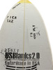 7'1"EA US Blanks, Yellow, 4mm Ply, Natural Rocker