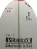 6'10" A US Blanks, Red, 3/16" Darkwood Stringer. Natural Rocker