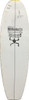 7'3" A US Blanks, Yellow, Black 1/8" Appelcore Stringer, Natural Rocker