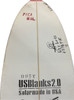 7'1"EA US Blanks, Red, 5/32" Bass, +3/8T Rocker