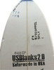 7'7"A US Blanks, Blue, 5/32" Appelcore 5-ply, Natural Rocker