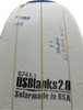 7'10"SP US Blanks, Blue, Triple Stringer 3/16" Basswood +2x 1/8" Bass 6" out, Natural Rocker