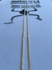 10'2"B US Blanks, Blue, 2x 5/32" Bass Reverse Model A 0 - 1.5" Apart, Natural Rocker