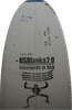 6'10"A, Blue, 4mm Hi-performance ply, natural Rocker
