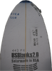 8'1" EA, Blue, 3/16" Basswood, Natural Rocker