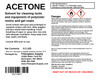 Gallon Can, Acetone (H)