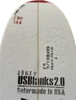 7'9" H Blank, Red, 3/16" Basswood Stringer, +1/2"N14" +1/4"T24" Rocker