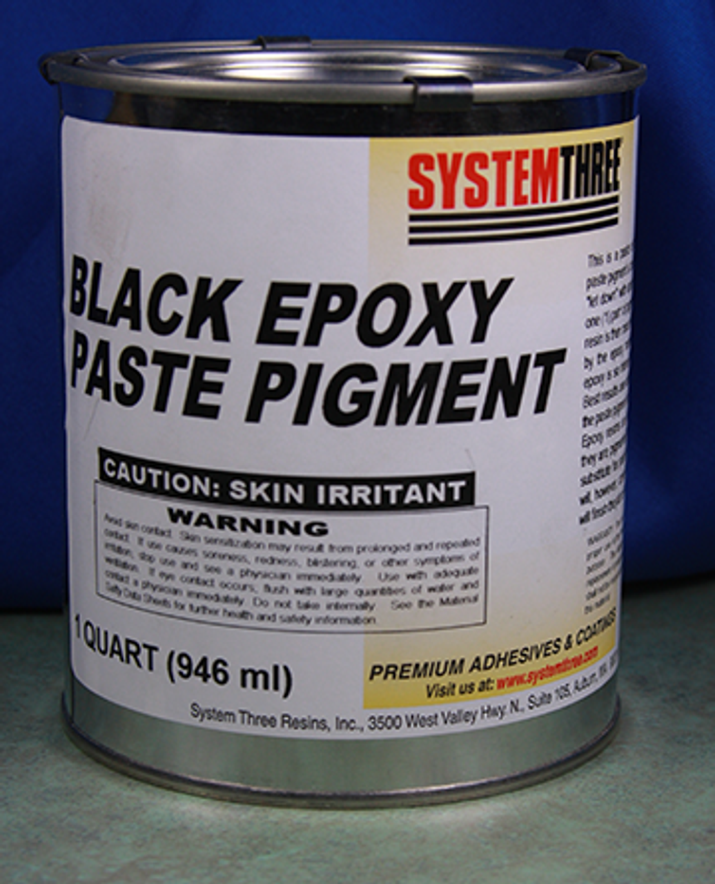 Quart, Black Epoxy Pigment