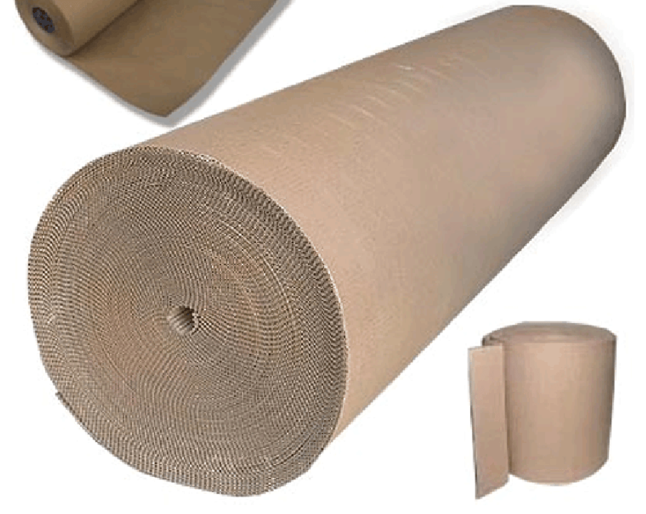 Corrugated Roll 72 x 250'L B Flute Cardboard