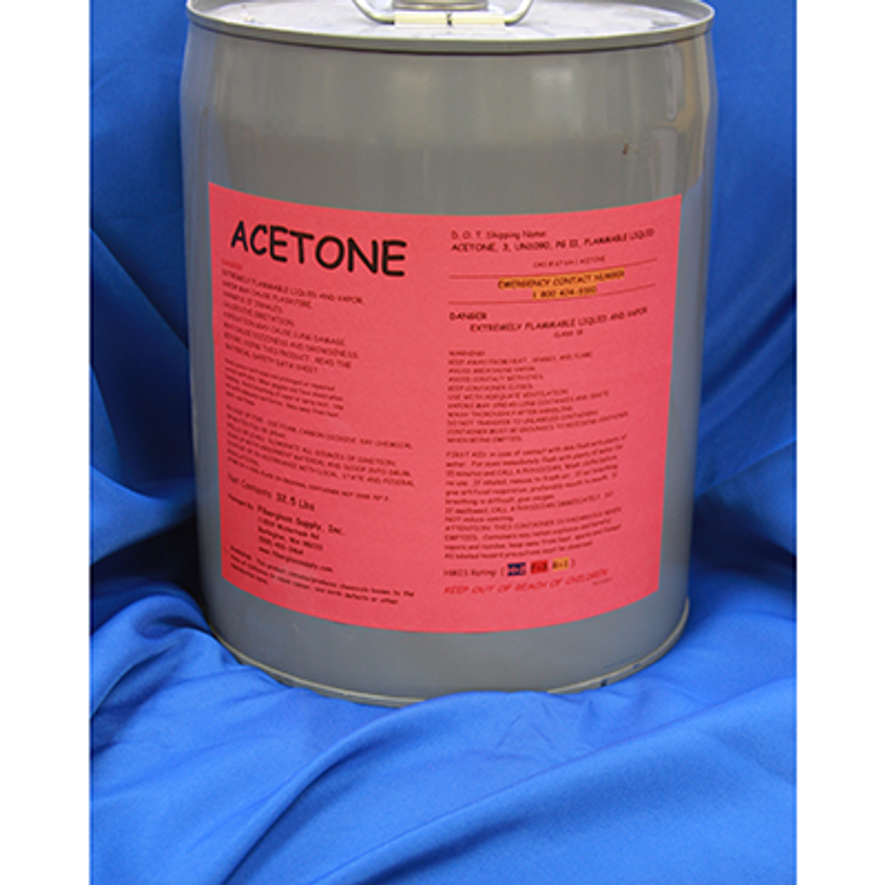 5 Gallon Can, Acetone (H-B) - Fiberglass Supply