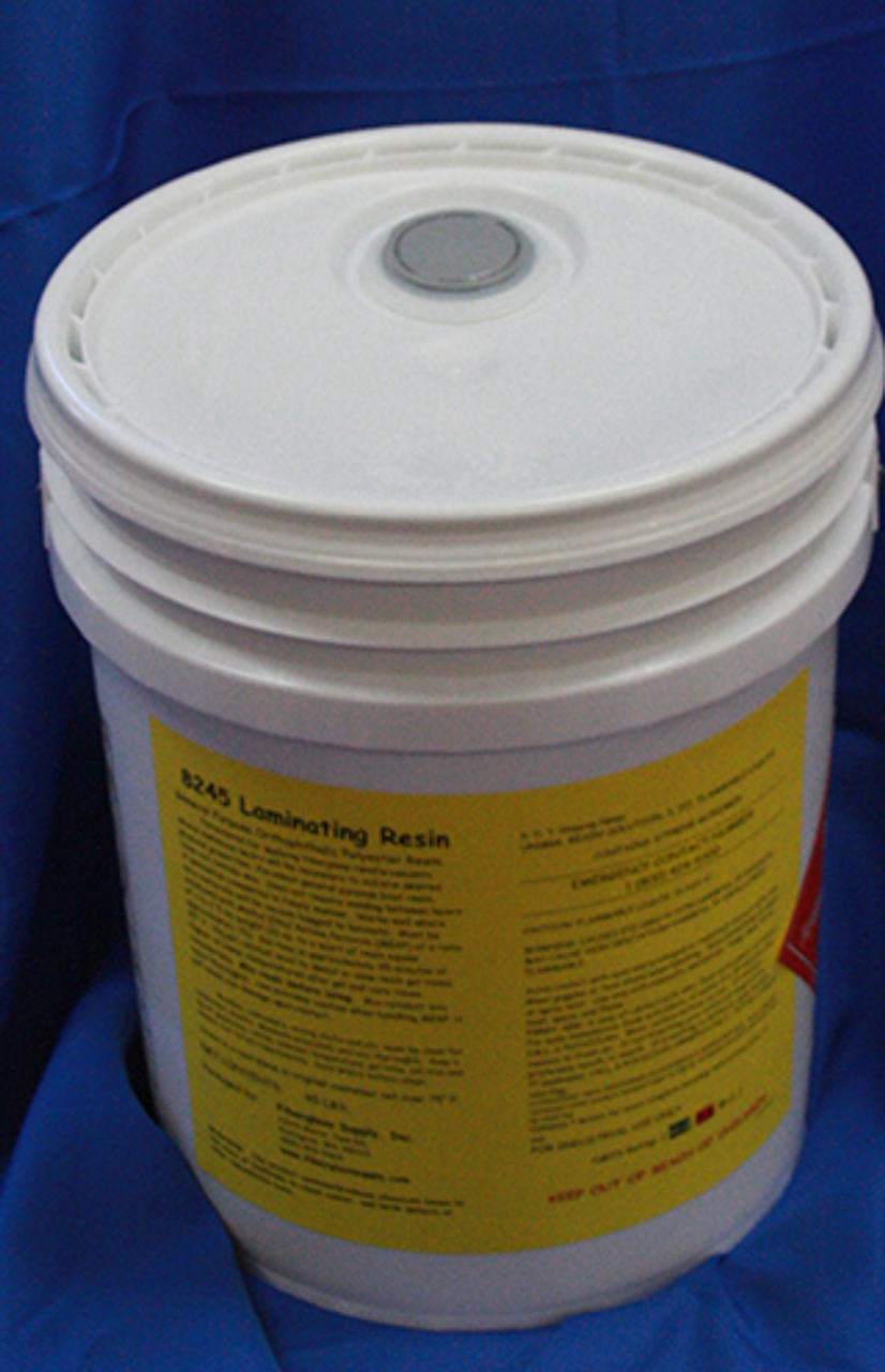 Polymer World Polyester Resin 5 Gal Kit For Boats RV's Canoes Fiberglass  Autos
