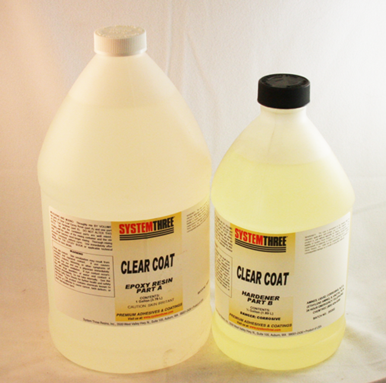 Epoxy Resin 1 Gallon Kit ( 1/2 gallon Part A + 1/2 gallon Part B )