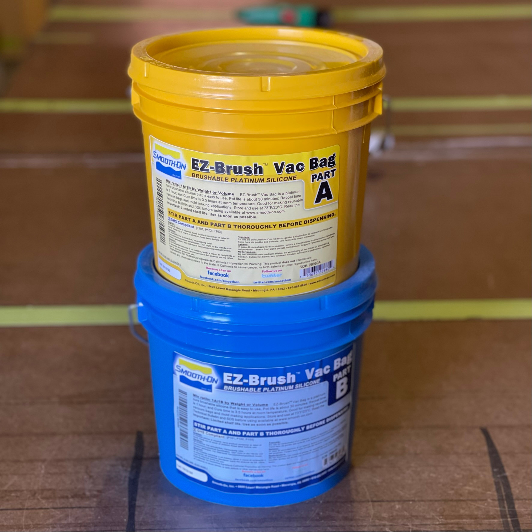 EZ Brush Silicone Vacuum Bag 1 Gallon 16lb kit Fiberglass Supply