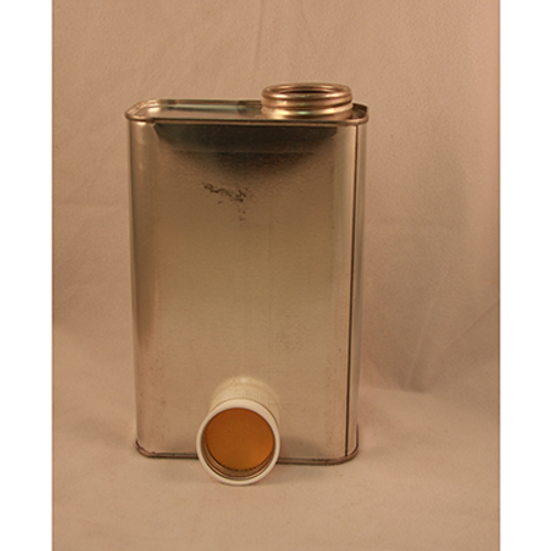 1 Pint Rectangular Can with 1 1/4" Lid