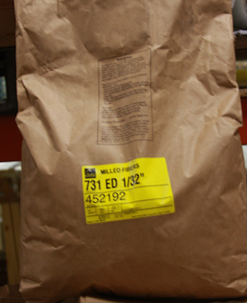 50 lb. Bag, 1/32" Milled Glass Fiber