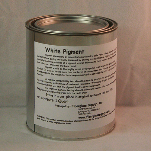 White Resin Pigment – Shaper Supply