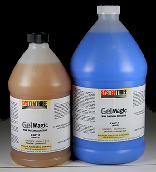 System Three 1230K44 Tan Silvertip GelMagic Kit, 3 Quart Bottle