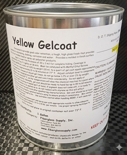 Yellow Gelcoat Gallon