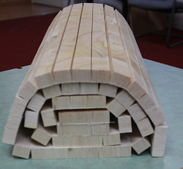 Sheet, 3/4in. Balsa Core, 24" x 48" Grid Scored