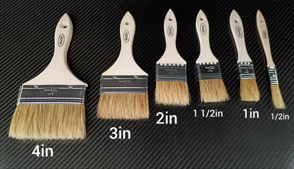 1in Natural Bristle Laminating Brush