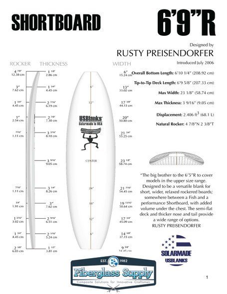 Surf - Shortboard Blanks - Page 1 - Fiberglass Supply