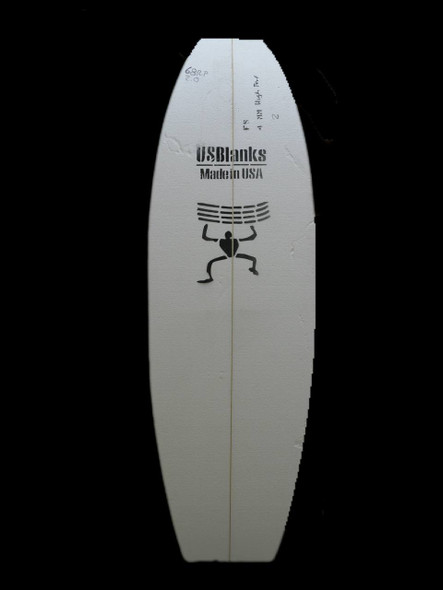 EPS Hotwired 6'8"RP US Blanks, 2# EPS, 4mm Plywood Stringer, Natural Rocker
