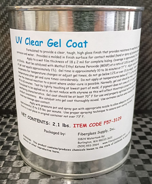 Quart, Clear Gel Coat