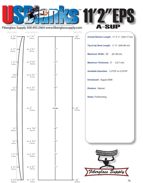 Surf - EPS Surfboard Blanks - Fiberglass Supply