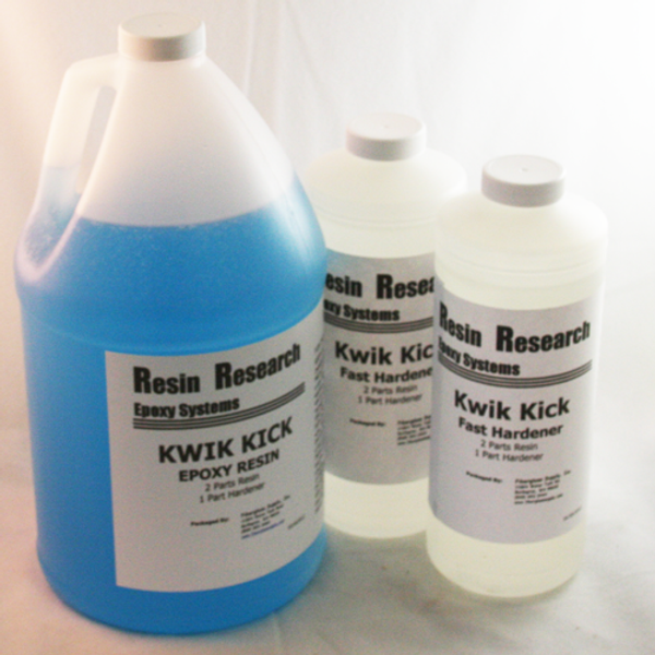 1.5 Gallon Resin Research Kwick Kick Epoxy Kit