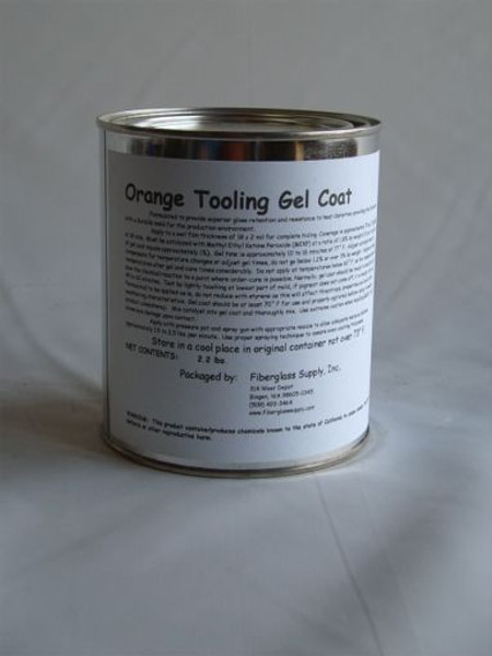 Quart, Orange Tooling Gel Coat