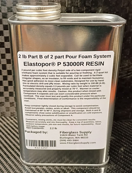 Quart, Component B, 2 lb. cu./ft. Pour Foam