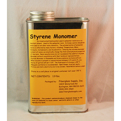 Quart Can, Styrene Monomer