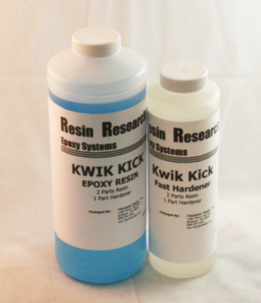 3 Pint Resin Research Kwick Kick Epoxy Kit