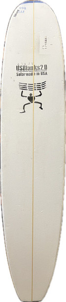 9'9"B Blank, Blue, 1/4" Basswood Stringer