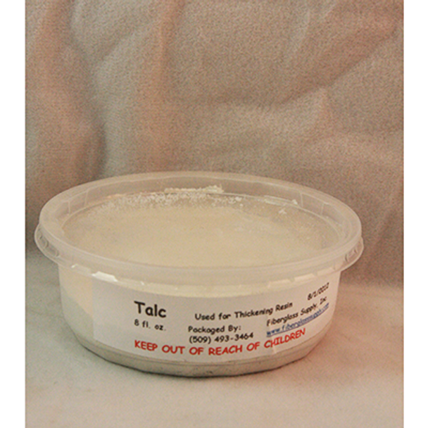 Talc 8 fl. oz., 1/2 pint container