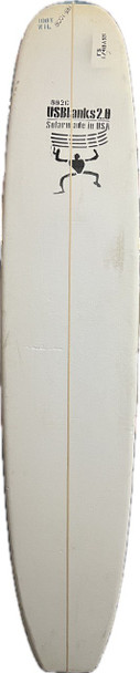 10'8"Y US Blanks, Blue, 1/4" Basswood, Natural Rocker
