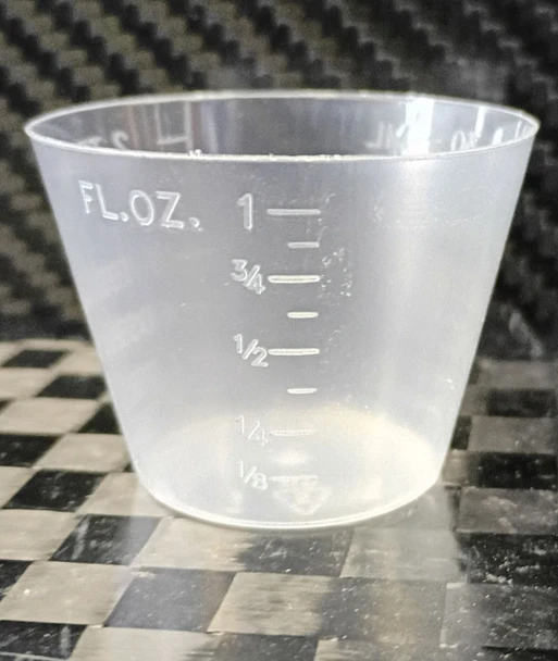 1 oz. Plastic Graduated Cup