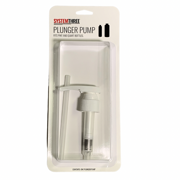 Pumps that dispense material from our pint and quart containers.