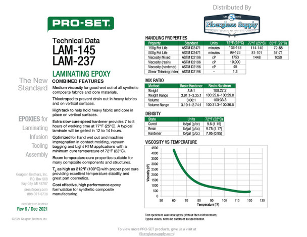 PRO-SET® LAM-237-2 Extra Slow Laminating Hardener