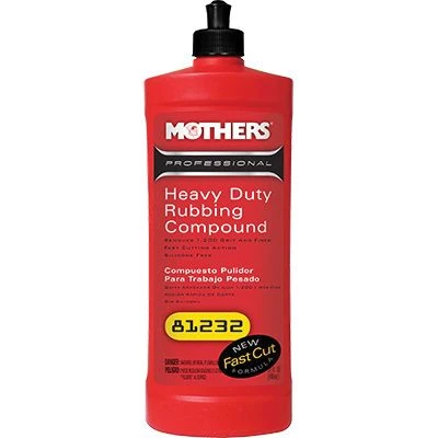 Mothers® Professional 81232 Heavy Duty Rubbing Compound, 32 oz Jug, White, Liquid