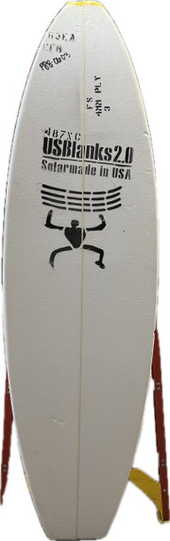 6'3" EA US Blanks, Yellow, 4mm Plywood, Natural Rocker
